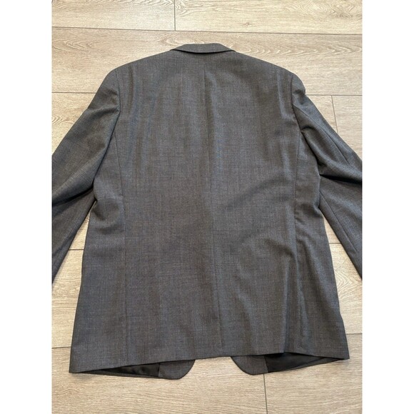 Ralph Ralph Lauren Dillards Blazer Mens 46T Grey Single Breasted Wool Canada - Picture 6 of 10